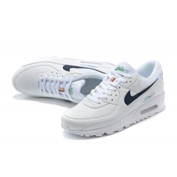 Air Max 90 Men Sports Shoes White Black