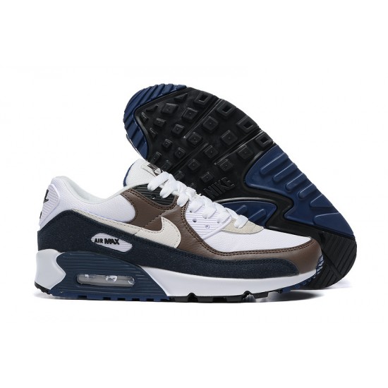 Air Max 90 Men Sports Shoes White Brown DZ3522-002