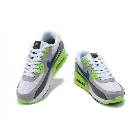 Air Max 90 Men Sports Shoes White Grey DJ6897-100