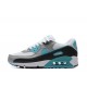 Air Max 90 Men Sports Shoes White Grey and Blue