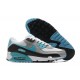 Air Max 90 Men Sports Shoes White Grey and Blue