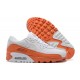 Air Max 90 Men Sports Shoes White Orange DM0958-100