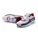 Air Max 90 Men Sports Shoes White Red DJ5170-100