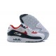 Air Max 90 Men Sports Shoes White Red DJ5170-100