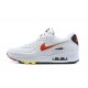 Air Max 90 Men Sports Shoes White and Red