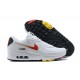 Air Max 90 Men Sports Shoes White and Red