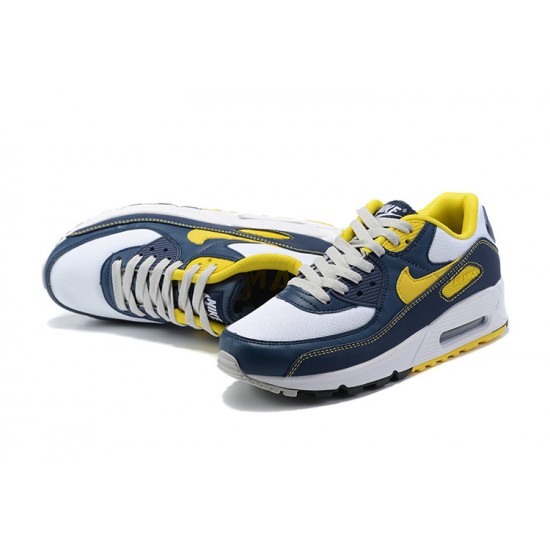 Air Max 90 Men Sports Shoes Yellow Blue DC9845-101