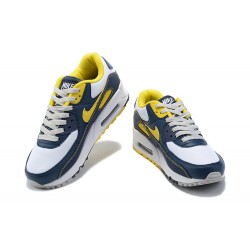 Air Max 90 Men Sports Shoes Yellow Blue DC9845-101