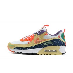 Air Max 90 Men Sports Shoes Yellow Orange CZ9078-784