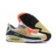 Air Max 90 Men Sports Shoes Yellow Orange CZ9078-784