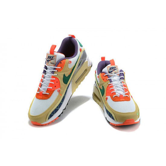 Air Max 90 Men Sports Shoes Yellow Orange CZ9078-784