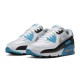 Air Max 90 Women/Men Sports Shoes Laser Blue and White