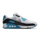 Air Max 90 Women/Men Sports Shoes Laser Blue and White