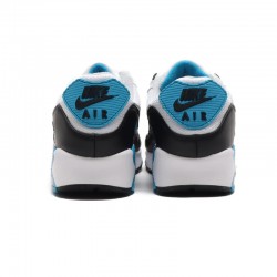 Air Max 90 Women/Men Sports Shoes Laser Blue and White