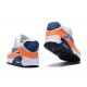 Air Max 90 Women/Men Sports Shoes Orange Blue AJ1285-104