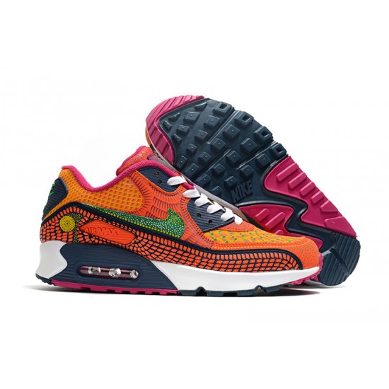 Air Max 90 Women/Men Sports Shoes Orange Pink