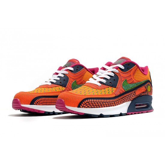 Air Max 90 Women/Men Sports Shoes Orange Pink