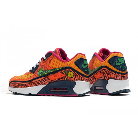 Air Max 90 Women/Men Sports Shoes Orange Pink