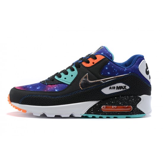 Air Max 90 Women/Men Sports Shoes Supernova Blue White CW6018-001