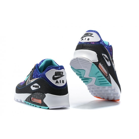 Air Max 90 Women/Men Sports Shoes Supernova Blue White CW6018-001