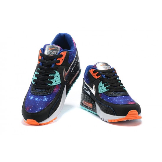 Air Max 90 Women/Men Sports Shoes Supernova Blue White CW6018-001