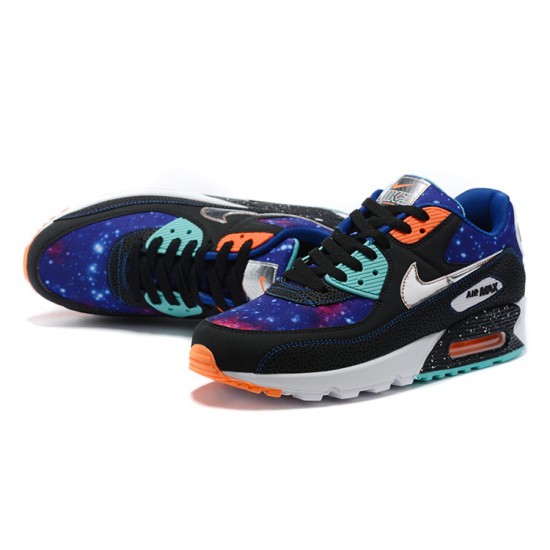 Air Max 90 Women/Men Sports Shoes Supernova Blue White CW6018-001