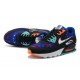 Air Max 90 Women/Men Sports Shoes Supernova Blue White CW6018-001