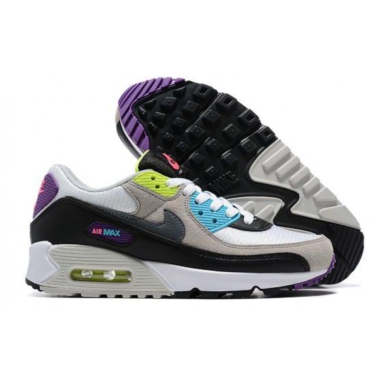 Air Max 90 Women Sports Shoes Black Grey DR9900-100