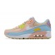 Air Max 90 Women Sports Shoes Pink Blue DJ9997-100