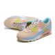 Air Max 90 Women Sports Shoes Pink Blue DJ9997-100