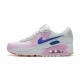 Air Max 90 Women Sports Shoes White Pink DX3316-100