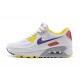 Air Max 90 Women Sports Shoes White Yellow