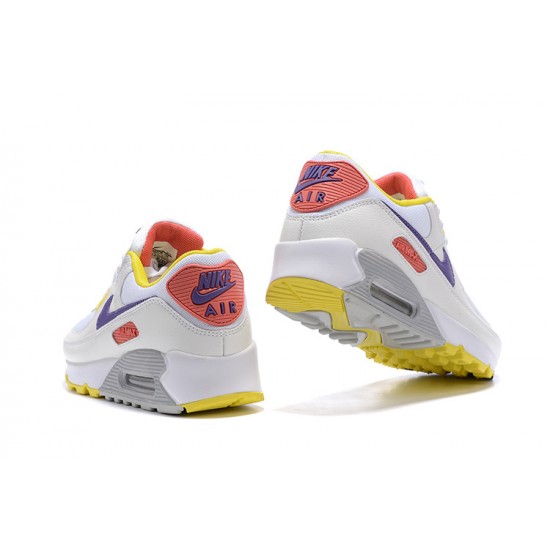 Air Max 90 Women Sports Shoes White Yellow