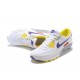 Air Max 90 Women Sports Shoes White Yellow