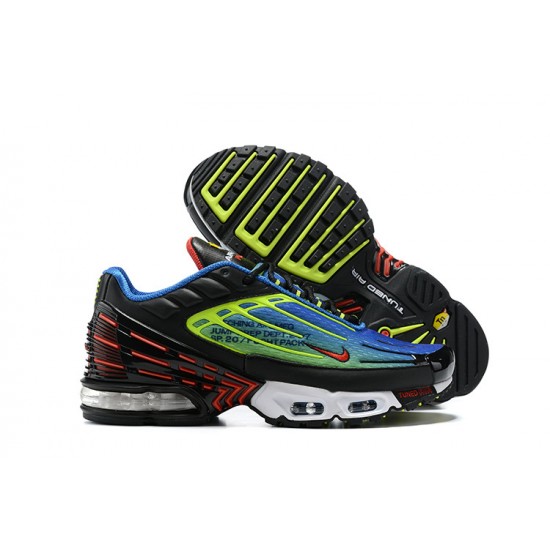 Air Max Plus 3 Men Sports Shoes Black Blue CU4710-400