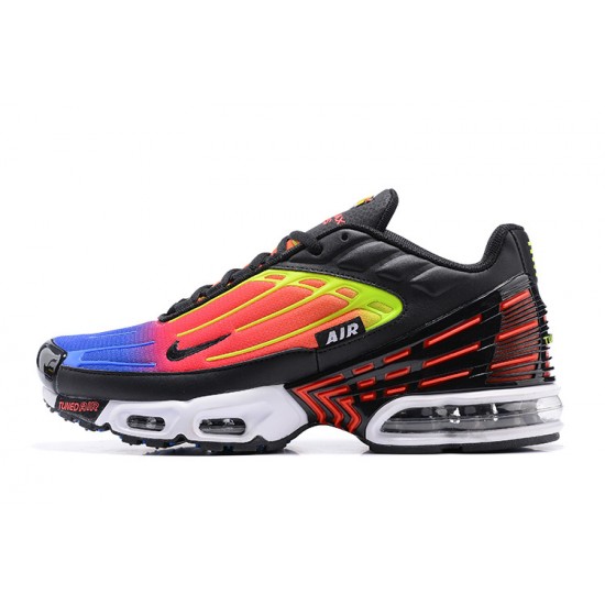 Air Max Plus 3 Men Sports Shoes Black Blue Red DR8602-001