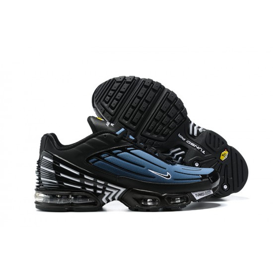 Air Max Plus 3 Men Sports Shoes Black Blue