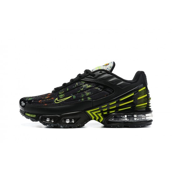 Air Max Plus 3 Men Sports Shoes Black Green DM9097-001 