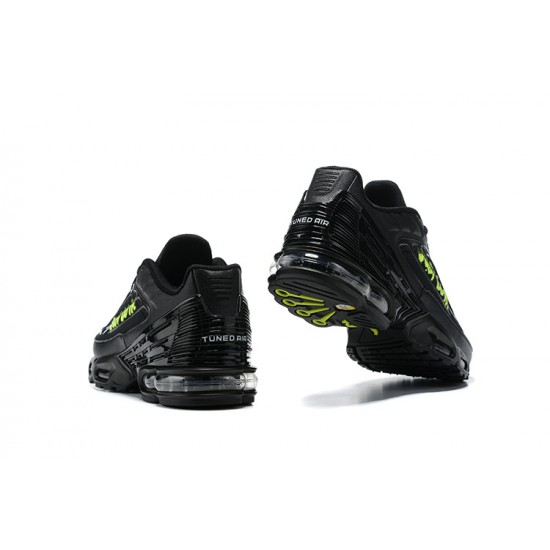 Air Max Plus 3 Men Sports Shoes Black Green