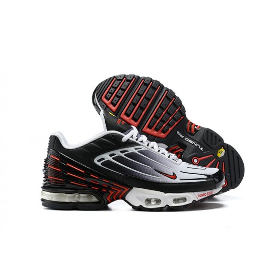 Air Max Plus 3 Men Sports Shoes Black Grey and Red CD7005-004