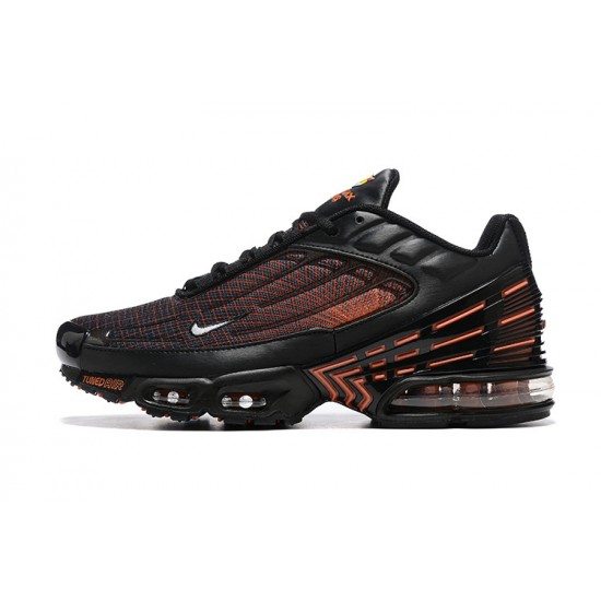 Air Max Plus 3 Men Sports Shoes Black Orange FB3352-001