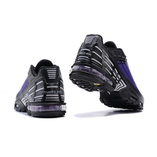 Air Max Plus 3 Men Sports Shoes Black Purple CD7005-100