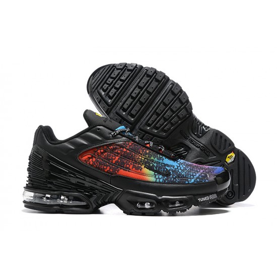 Air Max Plus 3 Men Sports Shoes Black Red FD0671-001