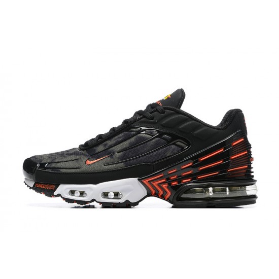 Air Max Plus 3 Men Sports Shoes Black Red FV6914-001