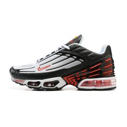 Air Max Plus 3 Men Sports Shoes Black Red and Grey