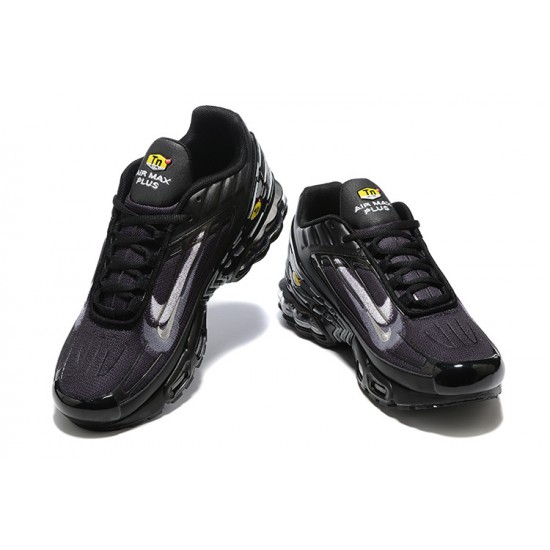 Air Max Plus 3 Men Sports Shoes Black White FD0659-001