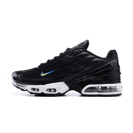 Air Max Plus 3 Men Sports Shoes Black White