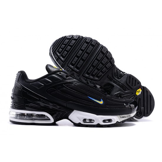 Air Max Plus 3 Men Sports Shoes Black White