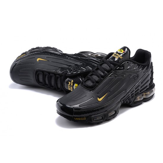 Air Max Plus 3 Men Sports Shoes Black Yellow CK6716-010