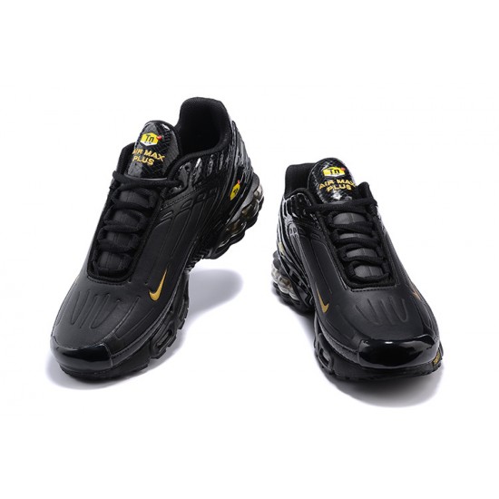 Air Max Plus 3 Men Sports Shoes Black Yellow CK6716-010